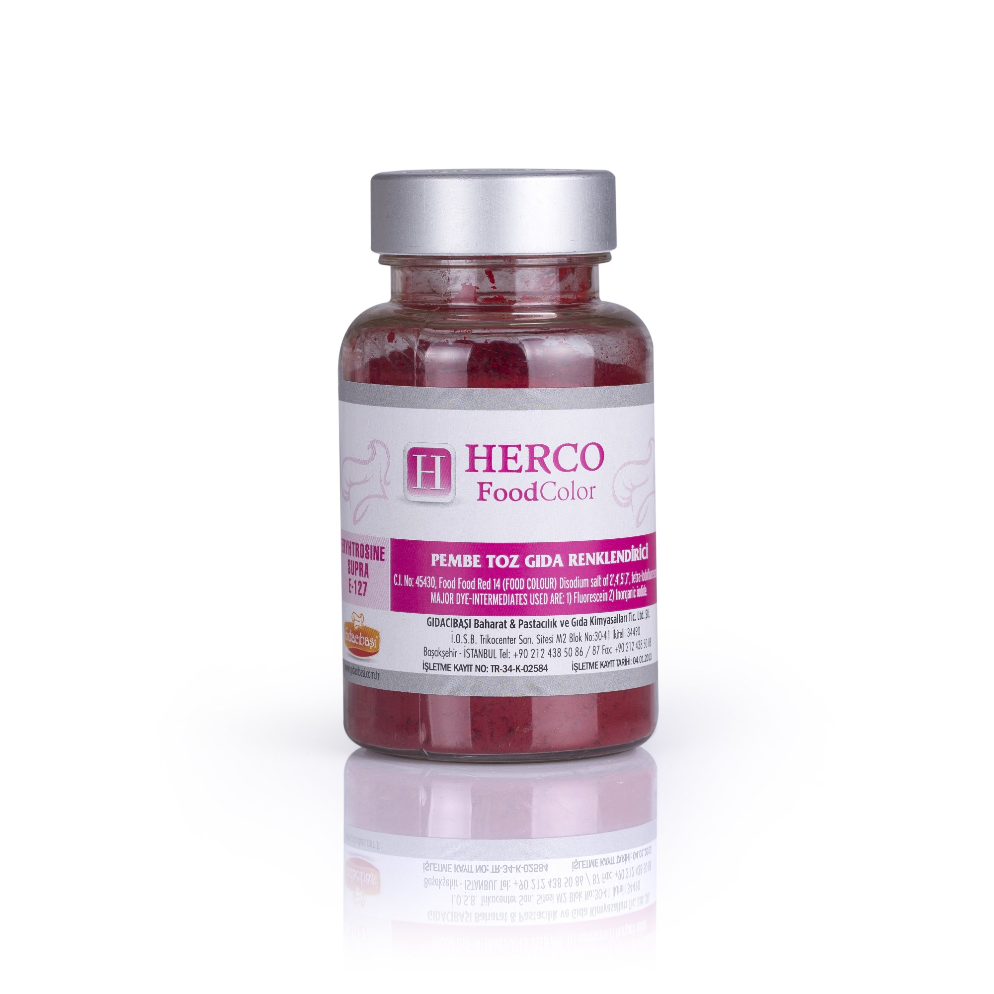 Pembe Toz Gıda Renlendirici - Herco FoodColor 