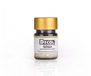 Siyah Renk Yağ Bazlı Gıda Renklendirici - Decol